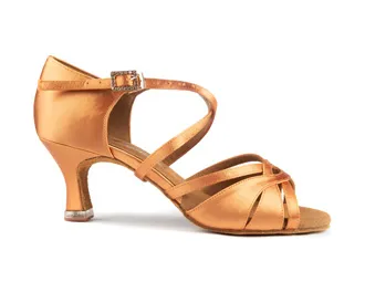 PD MOV BEATRIZ - Dark Tan Satin - 65F