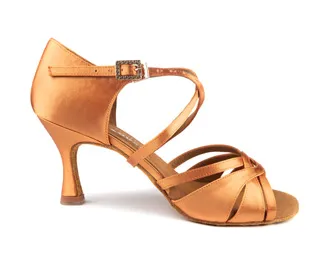 PD MOV BEATRIZ - Dark Tan Satin - 75F