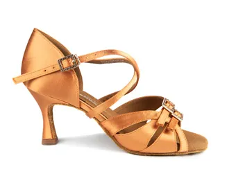 PD MOV CAROLINA - Dark Tan Satin - 75F