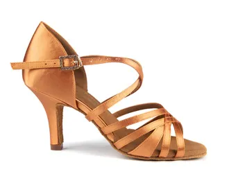PD MOV HELENA - Dark Tan Satin - 80S