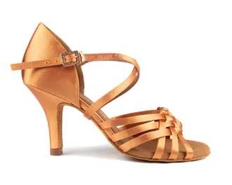 PD MOV MARIA - Dark Tan Satin - 80S