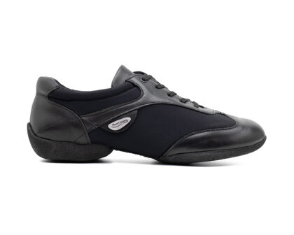 PD03 FASHION Black Leather Sneaker Sole