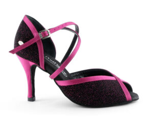 Black & Fuchsia Dance Shoes
