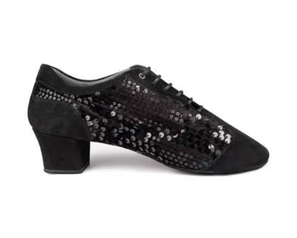 PD NOIRÉ CUBAN Black Sequins/Nubuck