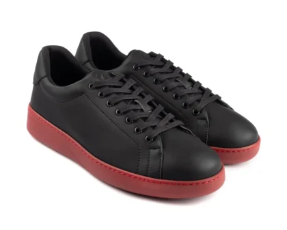 PD GR CHICAGO Black Leather/Bordeaux