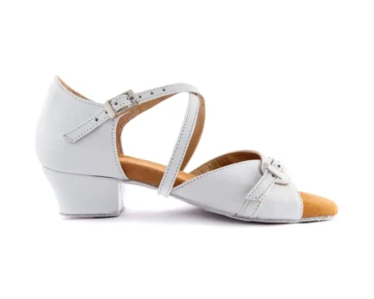 PD636/30 White Leather - Heel 30