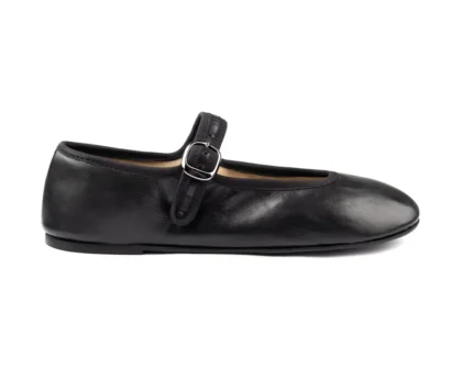 PD BALLERINA Black Leather